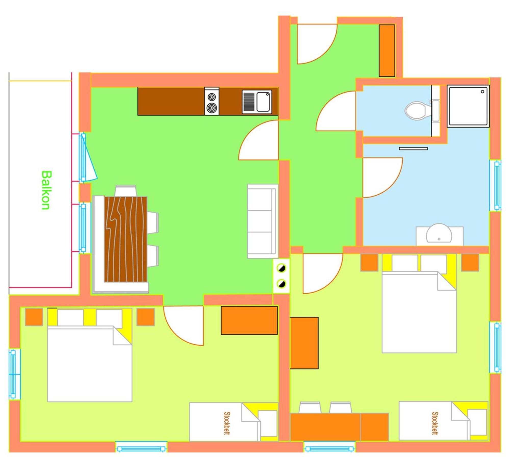 Bed and Breakfast Haus Ofner Am Kreischberg Sankt Georgen ob Murau Pokój zdjęcie